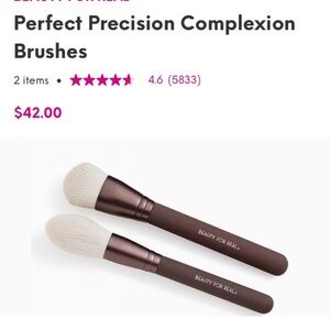 Beauty For Real Complexion Brush Set New